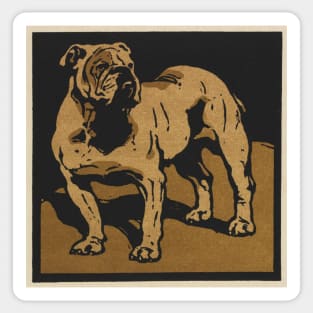 The British Bull-Dog by William Nicholson Sticker